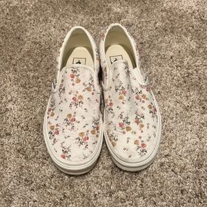 Floral Slip-On Vans